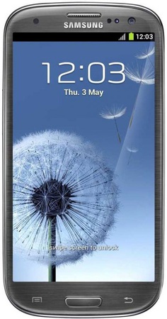 Смартфон Samsung Galaxy S3 GT-I9300 16Gb Titanium grey - Мичуринск